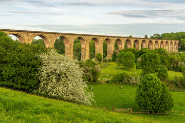Cefn Mawr Viaduct near Pentre, Wales, UK