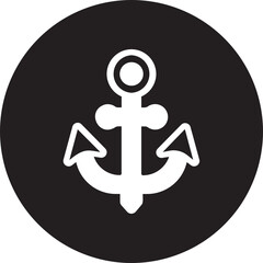 anchor glyph icon