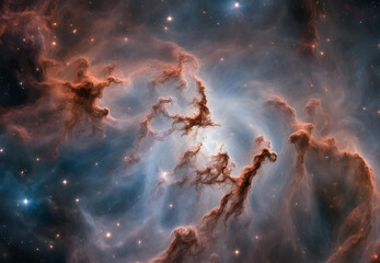 Cosmic Kaleidoscope: Revelations Within the Nebula's Intricate Patterns