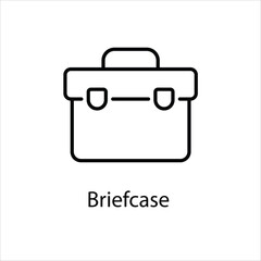 Briefcase  vector icon