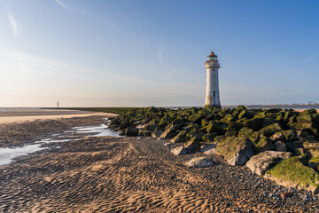 The New Brighton Lighthouse, Merseyside, UK