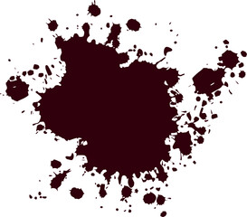 Colorful watercolor brush strokes