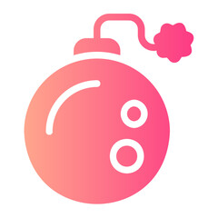 bomb gradient icon