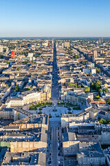 The city of Łódź - view of Freedom Square.  © Tomasz Warszewski