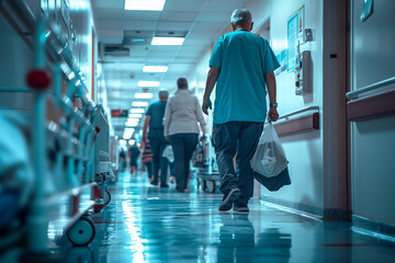 Fototapeta premium Portrait of people in hospital