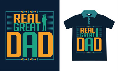 Obraz premium Father's Day Creative T-Shirt Designs