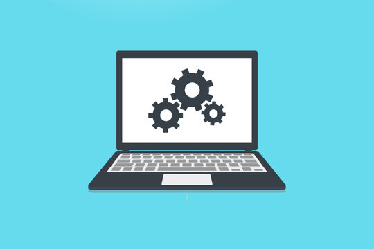 Caring for Online Business Sophisticated Blue Background