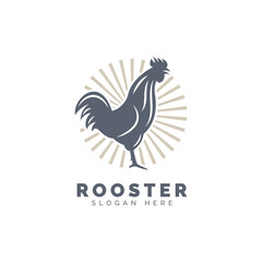Rooster icon template design vector icon illustration