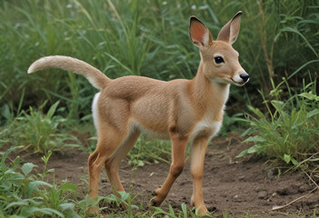 Obraz premium deer in the Field.
