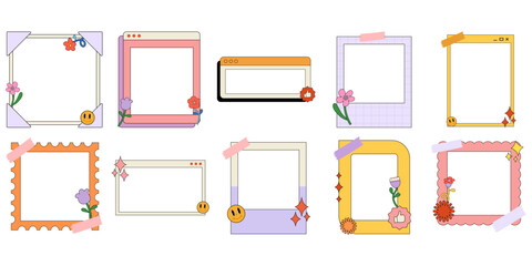 Pop Art Retro Frame