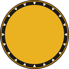 Fototapeta premium Abstract circle frame for logo design illustration