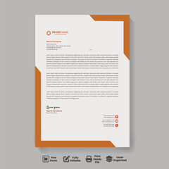 Vector Contemporary template for business and corporate letterhead
