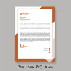 Vector Contemporary template for business and corporate letterhead