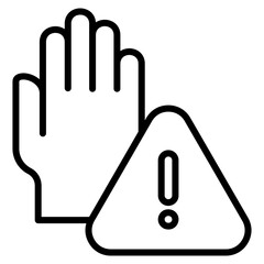 Fototapeta premium Preventive Icon Element For Design