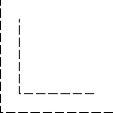 recommend clip art: Dash Line Corner