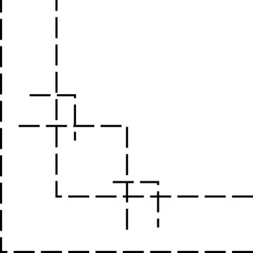 recommend clip art: Dash Line Corner