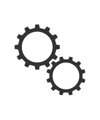 Gear icon vector design template stock illustration