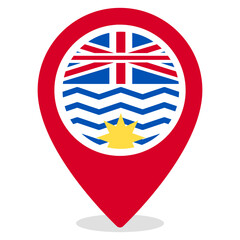 Vector Icon for British Columbia, country, national, flag, world flag