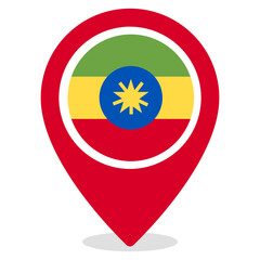 Vector Icon for Ethiopia, country, national, flag, world flag