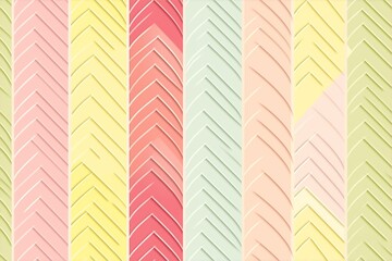 Chevron stripes in a soft pastel palette background seamless pattern