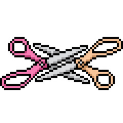 pixel art of scissor lesbian symbol