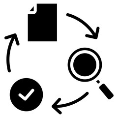 Process Control  Icon Element For Design