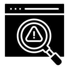 Error Detection  Icon Element For Design