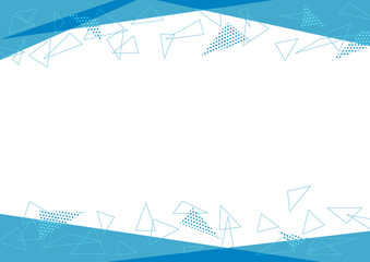 ランダムに三角形を散りばめたシンプルなフレーム2