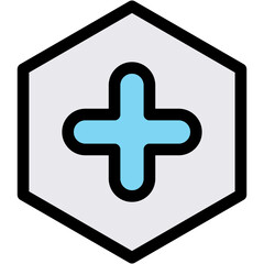 Fototapeta premium Vector Icon Add, create, new, plus, interface