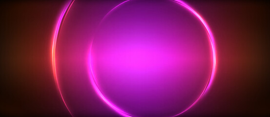 A mesmerizing purple and red glowing circle shines on a dark background, exuding an electric blue hue. The visual effect lighting creates a magical atmosphere