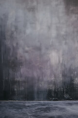 Dark abstract room with dripping texture