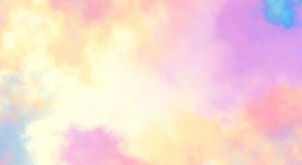 Isolate magic rainbow colours fog and clouds on transparent backgrounds specials effect 3d render png. Heaven unicorn clouds. © kastanka