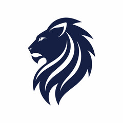 Obraz premium A lion's head logo icon