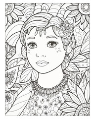 Adult Coloring Book  Page .