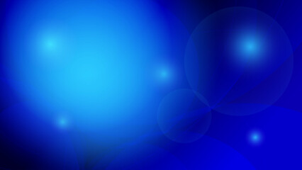 Abstract geometric blue color background with round shape. Vector illustration.