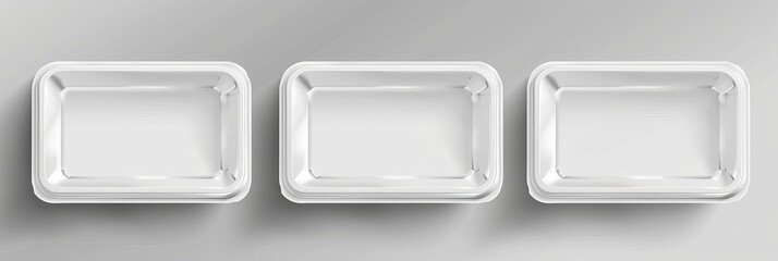 Realistic vector mockups of white plates, dishes, and food bowls for tableware. Clean and empty square and circular dinner plates made of ceramic or porcelain,  kitchenware for restaurants and homes