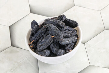 Blue raisin - dry grape berries