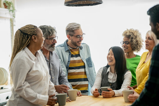 Joyful Coffee Break with a Multigenerational Team