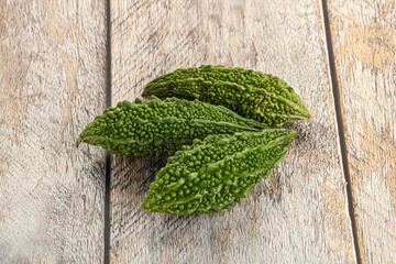 Green raw bitter lemon vegetables