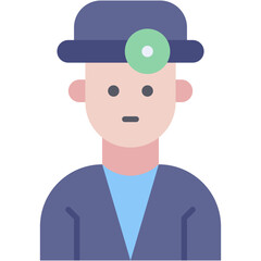 Vector Icon Doctor, surgeon, dentist, dental care, male