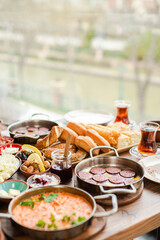 breakfast in the restaurant