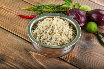 Indian cuisine - jeera rice basmati