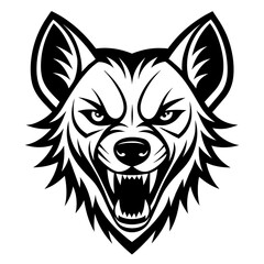  Wolf head vector illustration. This is an editable file.
