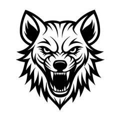  Wolf head vector illustration. This is an editable file.
