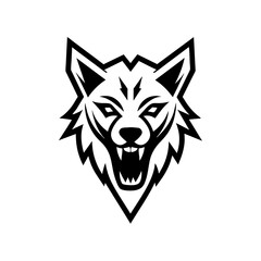  Wolf head vector illustration. This is an editable file.
