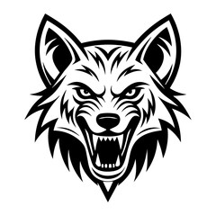  Wolf head vector illustration. This is an editable file.

