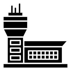 Vector Icon airport, building, construction, city, cities