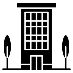 Vector Icon living, residential, urban, office, building