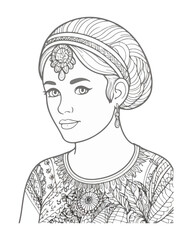 Animal Coloring  Book Page For Kids