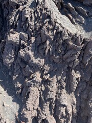 volcanic folded stone © Piotr